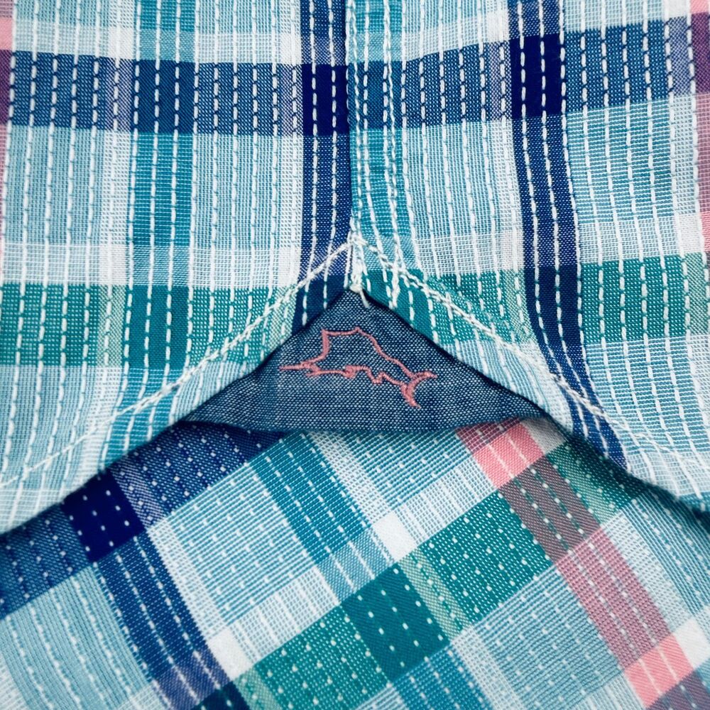 Tommy Bahama Plaid Shirt XL NWT Coastal - Picture 3 of 10